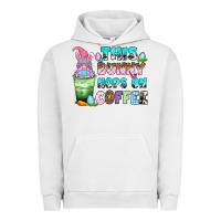 Pigment Lunar Rock this bunny hops on coffee Urban Hoodie - Zillion Design Studio