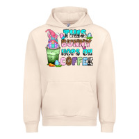 Sandshell this bunny hops on coffee Urban Hoodie - Zillion Design Studio