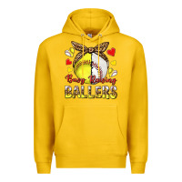 Lemon busy raising ballers with baseball and softball Premium Hoodie - texasbilliewilder