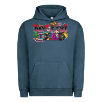 Pigment Midnight Navy day of the dead Urban Hoodie - texasbilliewilder