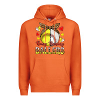 Carrot busy raising ballers with baseball and softball Premium Hoodie - texasbilliewilder