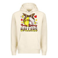 Busy Raising Ballers With Baseball And Softball Premium Hoodie | Teevron