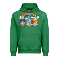 Emerald rainbow gnomes Urban Hoodie - Zillion Design Studio