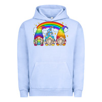 Pigment Grape Ice rainbow gnomes Urban Hoodie - Zillion Design Studio