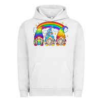 Pigment Lunar Rock rainbow gnomes Urban Hoodie - Zillion Design Studio