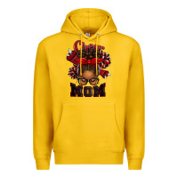 Lemon cheer mom afro messy bun Premium Hoodie - texasbilliewilder
