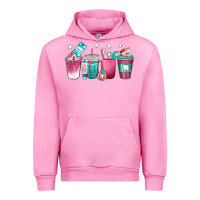 Fuchsia Pink dentist coffee cups Urban Hoodie - texasbilliewilder