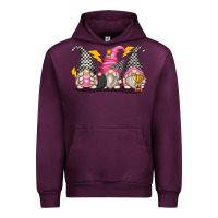 Mauve Wine race gnomes Urban Hoodie - Zillion Design Studio