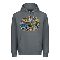 Rock vintage truck western Premium Hoodie - Zillion Design Studio