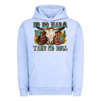 Pigment Grape Ice do no harm take no bull western Urban Hoodie - texasbilliewilder