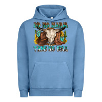 Pigment Pebble Blue do no harm take no bull western Urban Hoodie - texasbilliewilder