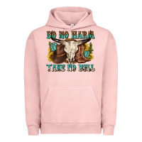 Pigment Salmon do no harm take no bull western Urban Hoodie - texasbilliewilder