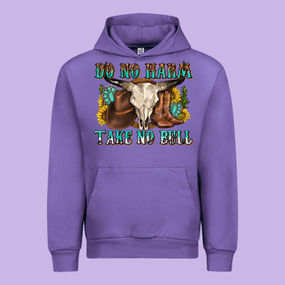 Urban Hoodie do no harm take no bull western