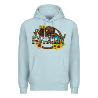 Blue Mist punchy Premium Hoodie - Zillion Design Studio