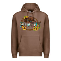 Chestnut punchy Premium Hoodie - Zillion Design Studio
