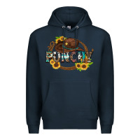 Navy punchy Premium Hoodie - Zillion Design Studio