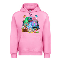 Fuchsia Pink easter farm truck Urban Hoodie - Zillion Design Studio