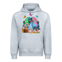 Heather Grey easter farm truck Urban Hoodie - Zillion Design Studio