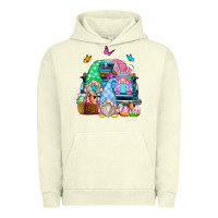 Pigment Pistachio easter farm truck Urban Hoodie - Zillion Design Studio