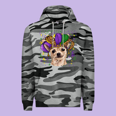 Mardi Gras Hat Chihuahua Premium Hoodie Designed By Ranaportraitstore
