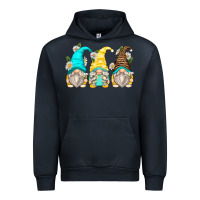 Navy daisy gnomes Urban Hoodie - Zillion Design Studio
