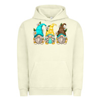 Pigment Pistachio daisy gnomes Urban Hoodie - Zillion Design Studio