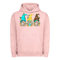 Pigment Salmon daisy gnomes Urban Hoodie - Zillion Design Studio
