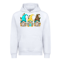 White daisy gnomes Urban Hoodie - Zillion Design Studio