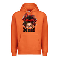Carrot cheer mom messy bun Premium Hoodie - texasbilliewilder
