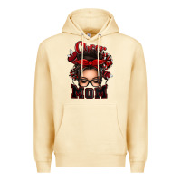Pina Colada cheer mom messy bun Premium Hoodie - texasbilliewilder