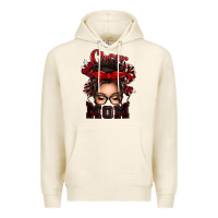 Tofu cheer mom messy bun Premium Hoodie - texasbilliewilder