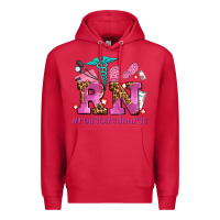 Cardinal registered nurse with crocs Premium Hoodie - AdoDesignShop