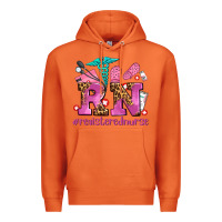 Carrot registered nurse with crocs Premium Hoodie - AdoDesignShop