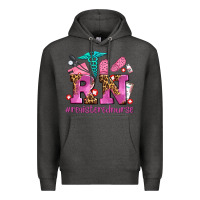 Charcoal Heather registered nurse with crocs Premium Hoodie - AdoDesignShop