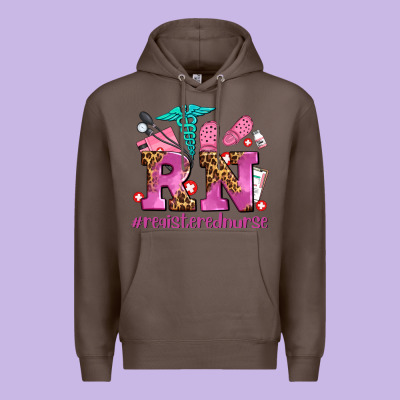 Registered Nurse With Crocs Premium Hoodie Designed By Adodesignshop
