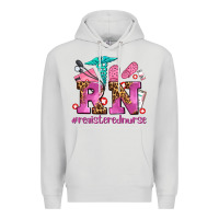 Dove Grey registered nurse with crocs Premium Hoodie - AdoDesignShop
