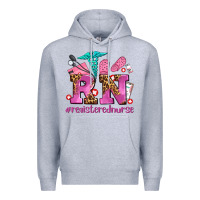 Heather Grey registered nurse with crocs Premium Hoodie - AdoDesignShop
