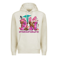 Oatmeal Heather registered nurse with crocs Premium Hoodie - AdoDesignShop