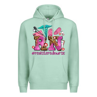 Seafoam registered nurse with crocs Premium Hoodie - AdoDesignShop