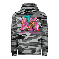 Slate Camo registered nurse with crocs Premium Hoodie - AdoDesignShop