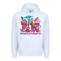 White registered nurse with crocs Premium Hoodie - AdoDesignShop