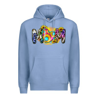 Colony Blue mom sunflower Premium Hoodie - Zillion Design Studio