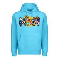Ocean Blue mom sunflower Premium Hoodie - Zillion Design Studio