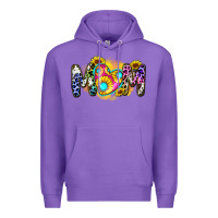 Purple mom sunflower Premium Hoodie - Zillion Design Studio