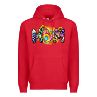 Red mom sunflower Premium Hoodie - Zillion Design Studio