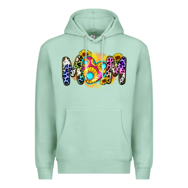Mom Sunflower Premium Hoodie by Zillion Design Studio | Teevron