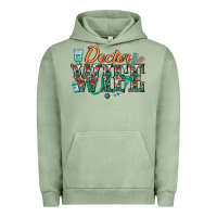 Pigment Oil Green doctor wife Urban Hoodie - texasbilliewilder