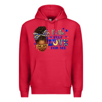 Cardinal sorority colors blue and gold it's the self love f Premium Hoodie - texasbilliewilder
