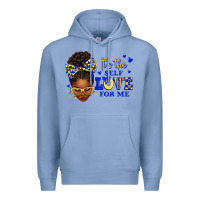 Colony Blue sorority colors blue and gold it's the self love f Premium Hoodie - texasbilliewilder
