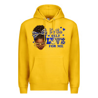 Lemon sorority colors blue and gold it's the self love f Premium Hoodie - texasbilliewilder